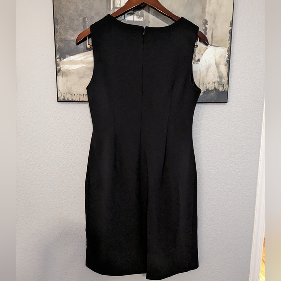 Dkny Sheath Colorblock Asymmetric Drape Dress Size 8 Nwt❤ - Picture 4 of 7